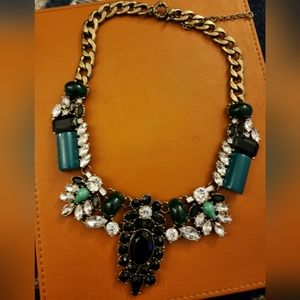 Beautiful Green stone, black stones, and white stones.